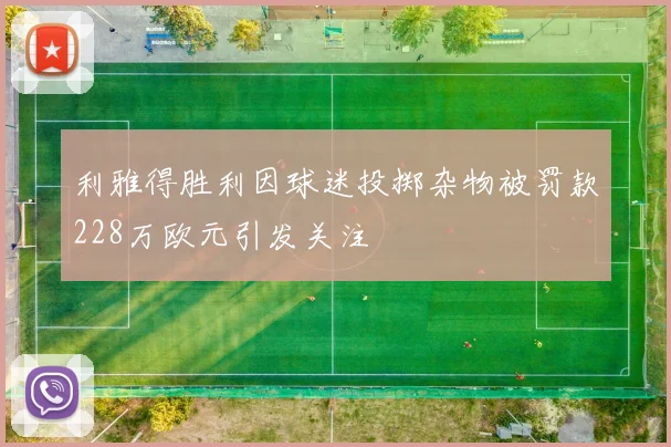 利雅得胜利因球迷投掷杂物被罚款228万欧元引发关注